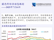 财信国际国内外经济动态跟踪（2025年7月14日）：全球商业航班数量边际回升 电影票房收入边际回落