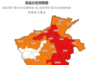 路面温度将超72度！河南省气象台发布高温红色预警
